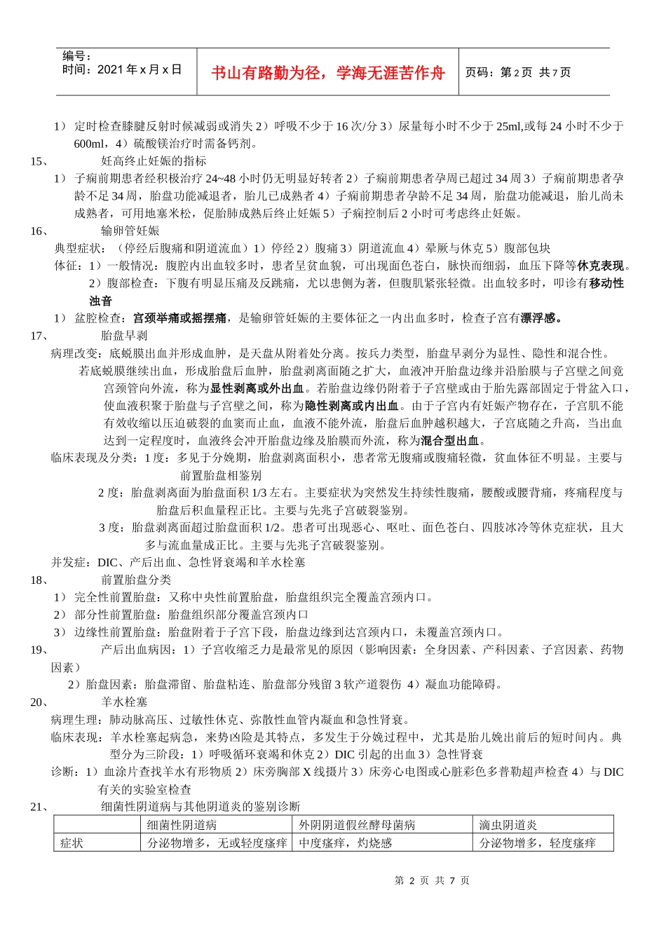 妇产医学知识点总结_第2页