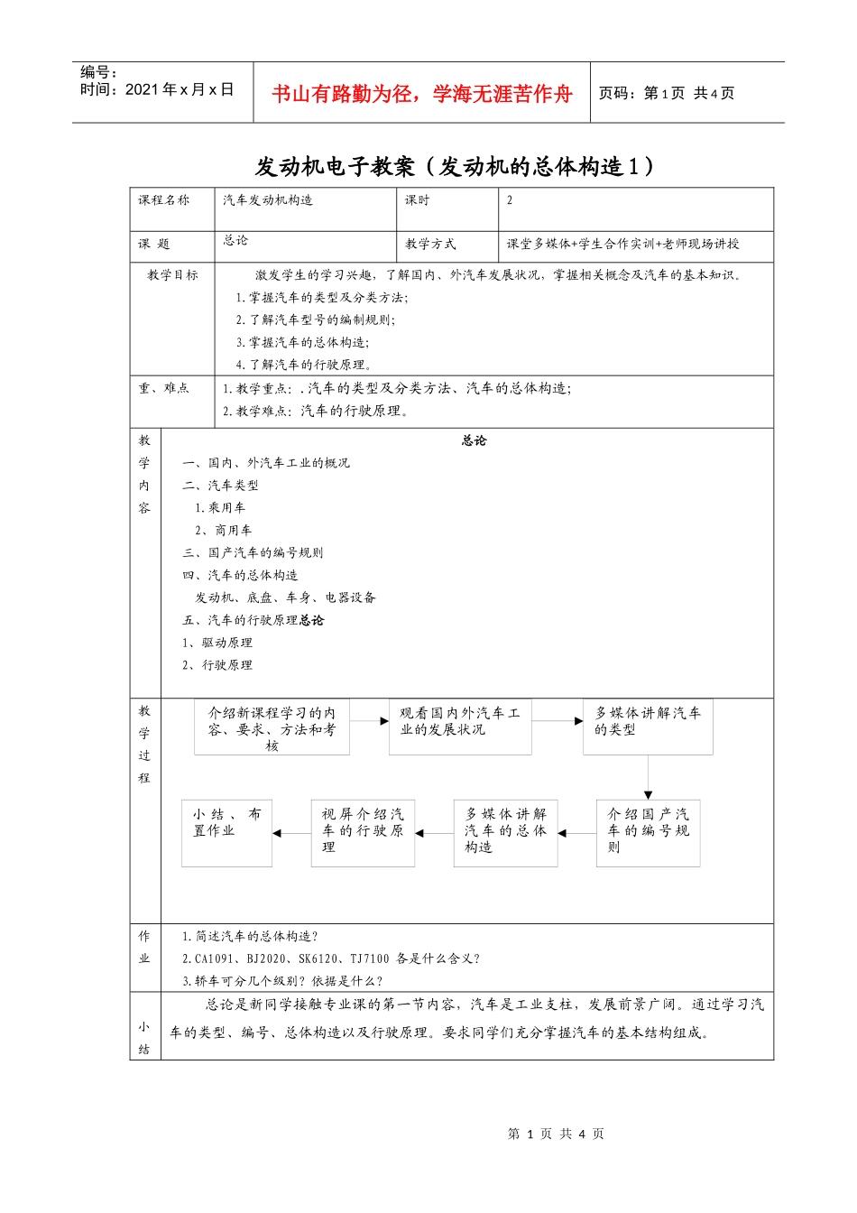 发动机电子教案（发动机的总体构造1）_第1页