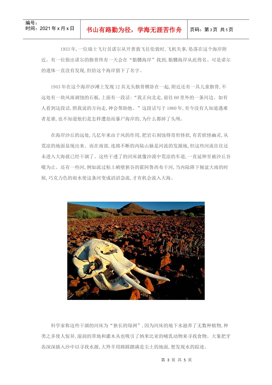 奇闻大观：神秘莫测的骷髅海岸！(图)_第3页