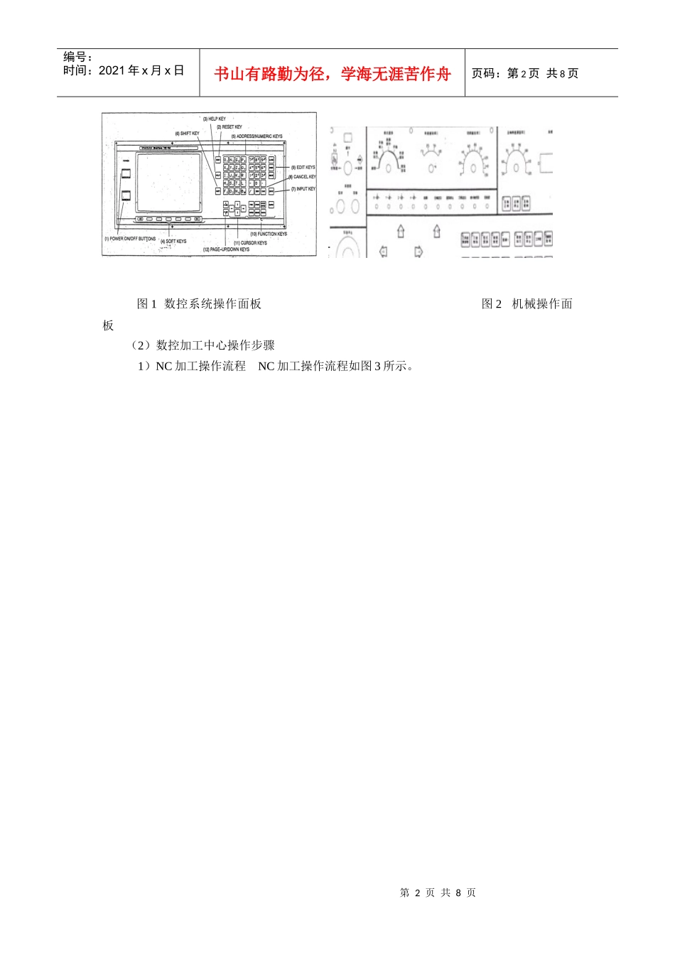 数控加工中心实习_第2页