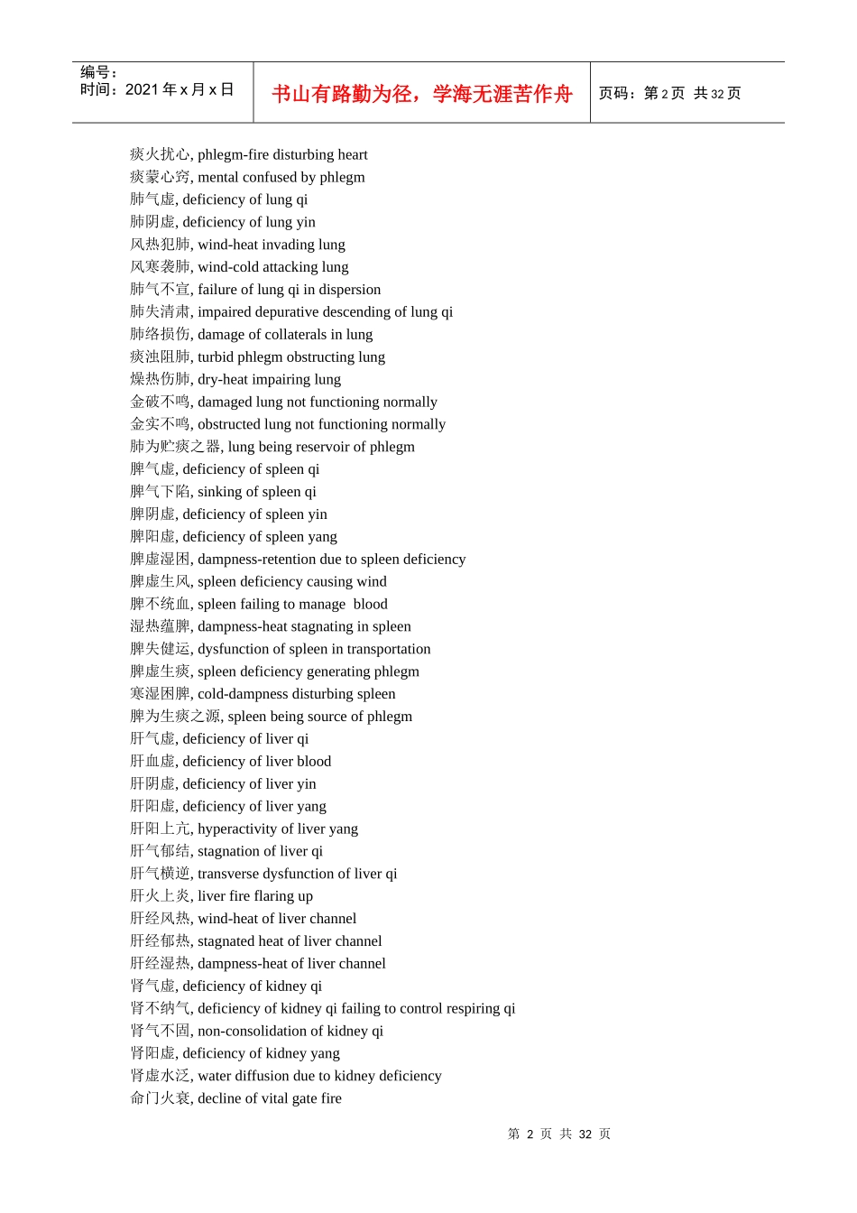 实用中医药英文辞典1-2_第2页