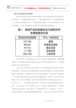 房地产与国民经济协调发展的措施