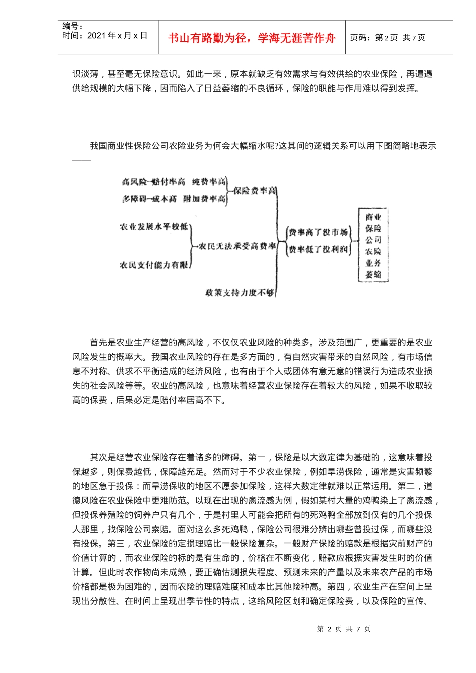 我国的农业保险改革探析(DOC 6)_第2页