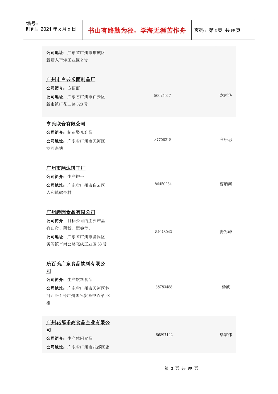 广东食品药品企业_第3页