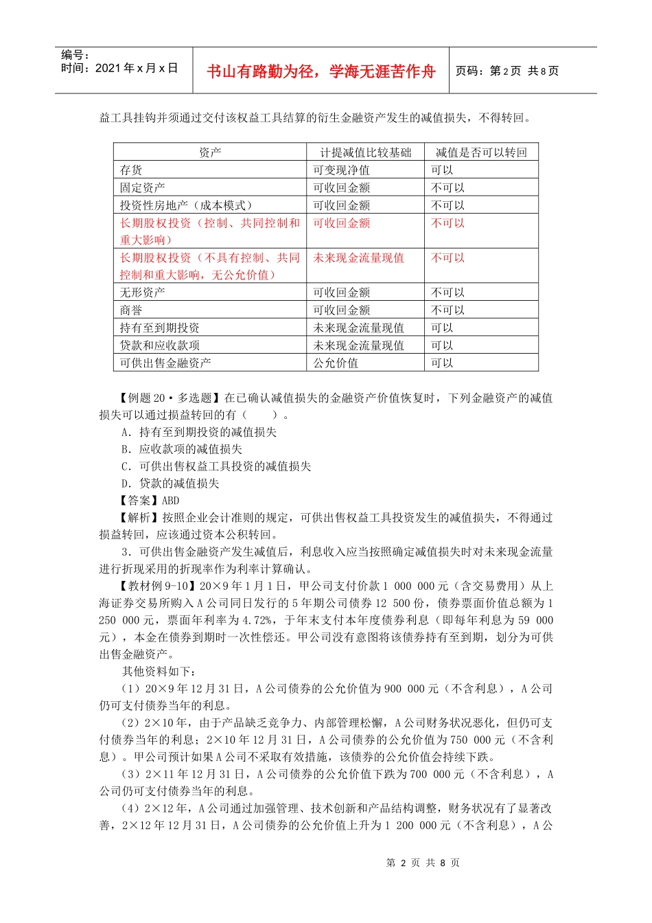 可供出售金融资产减值损失的计量_第2页