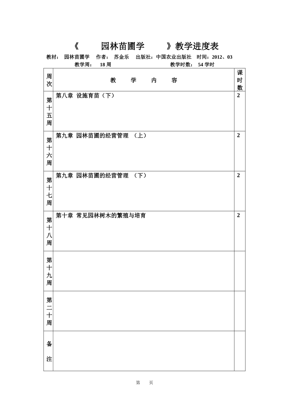 园林苗圃学教案_第3页