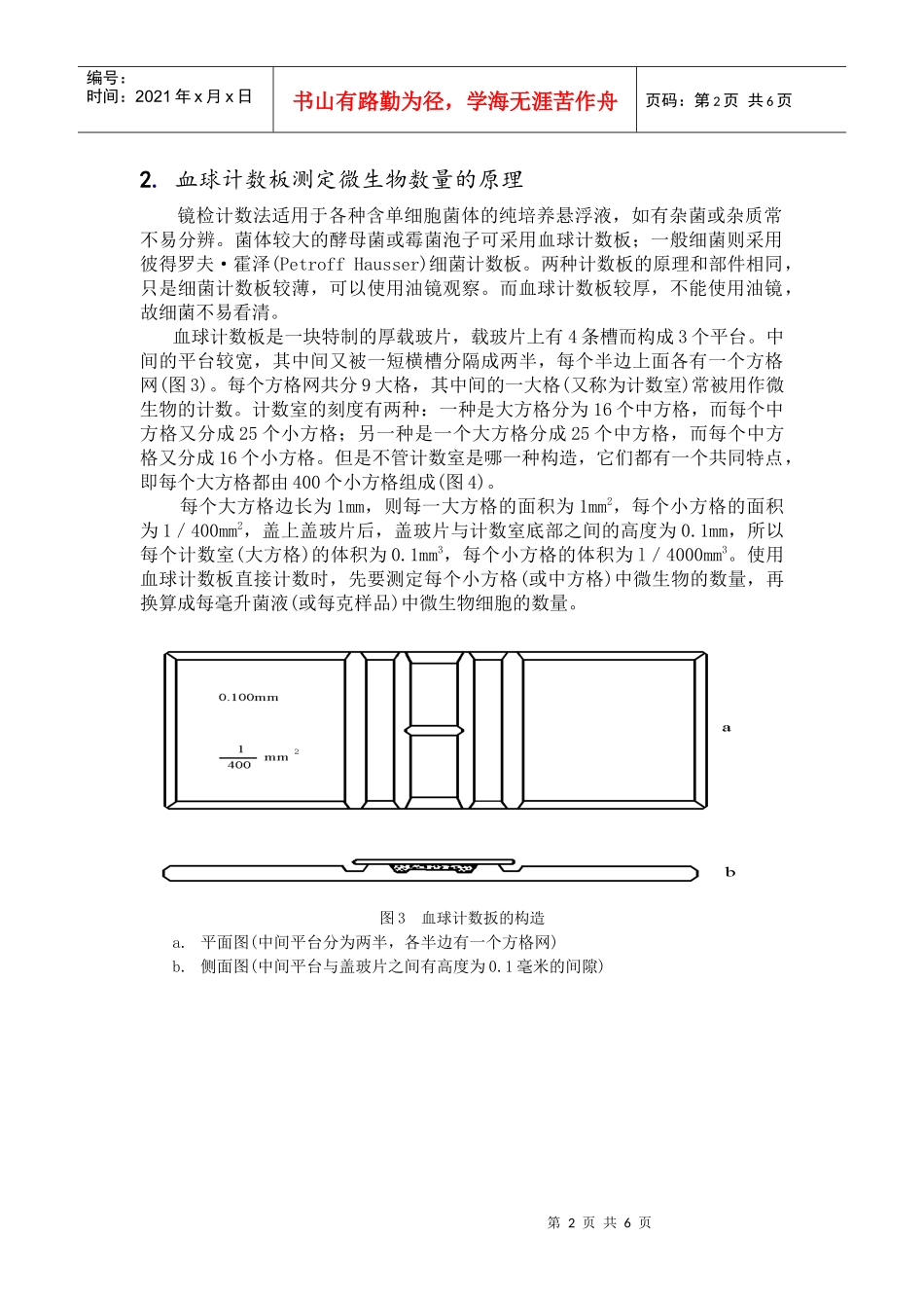 微生物的大小及数量的测定_第2页