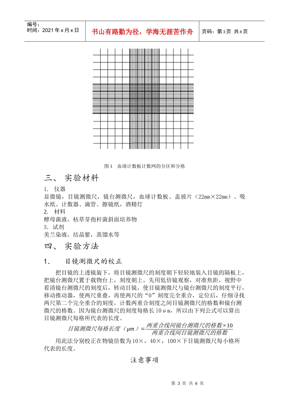 微生物的大小及数量的测定_第3页