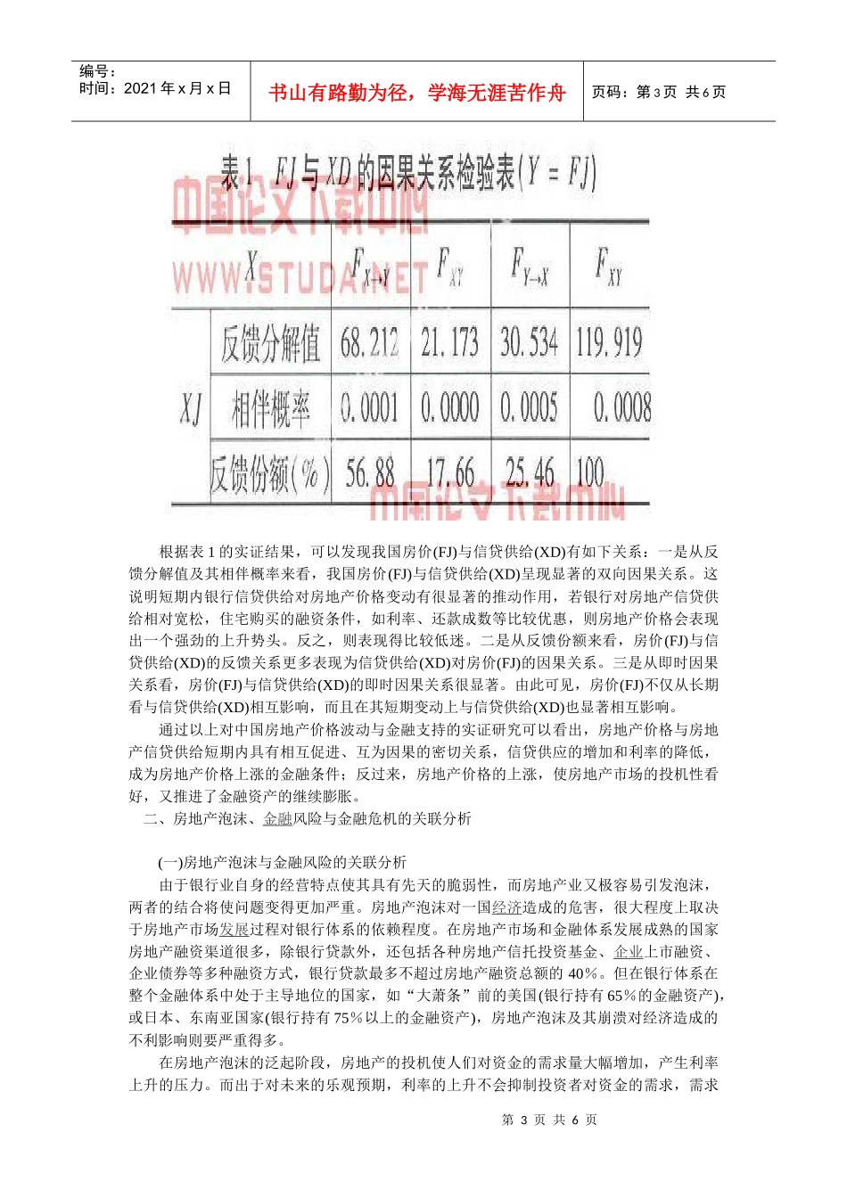 房地产泡沫与金融危机的关联机制对我国的启示_第3页