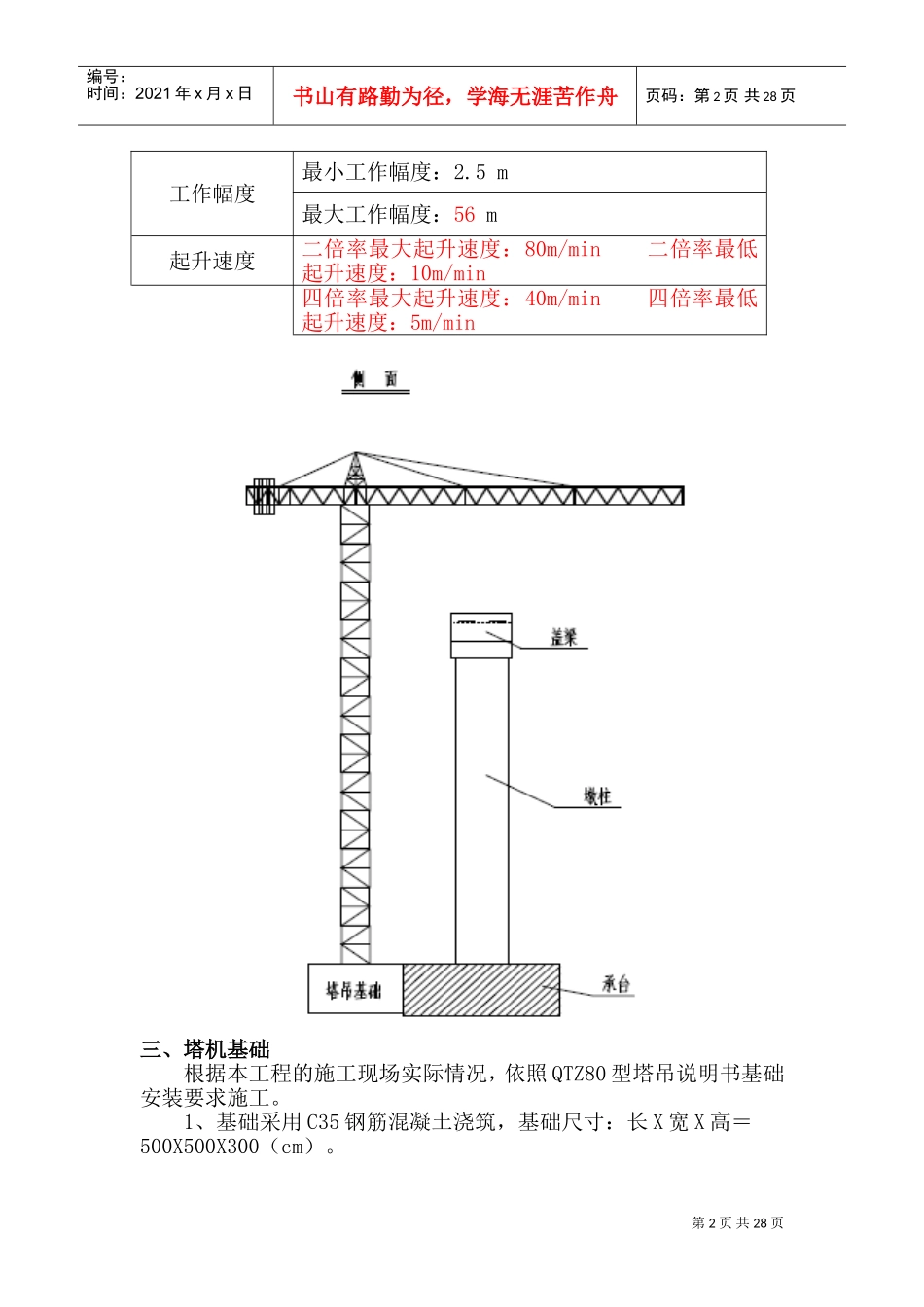 塔吊安装、拆除专项施工方案(DOC35页)_第3页