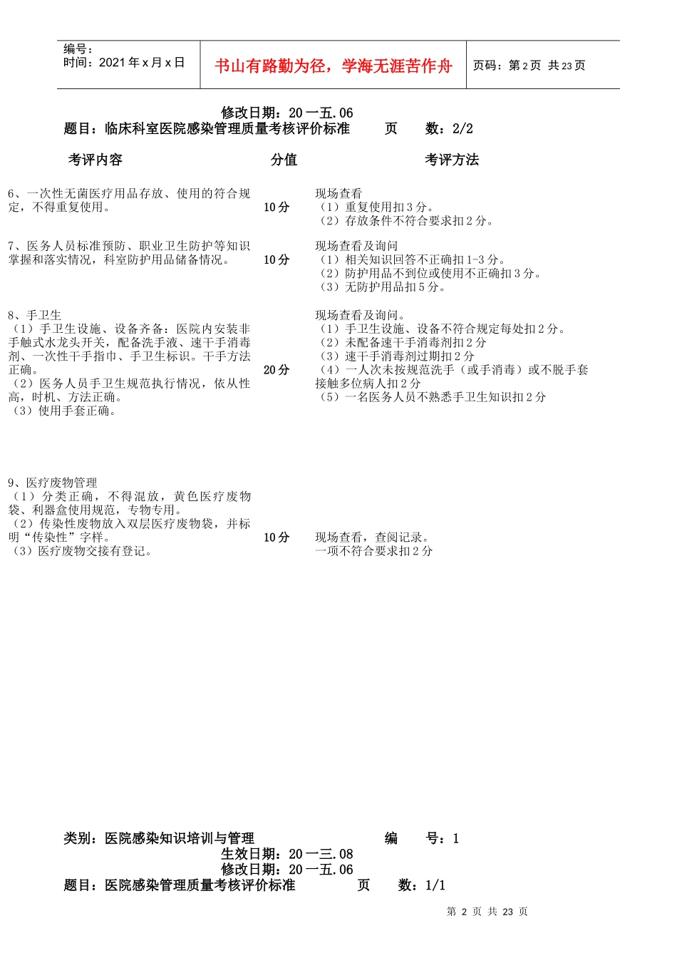 医院感染知识培训与管理教材_第2页