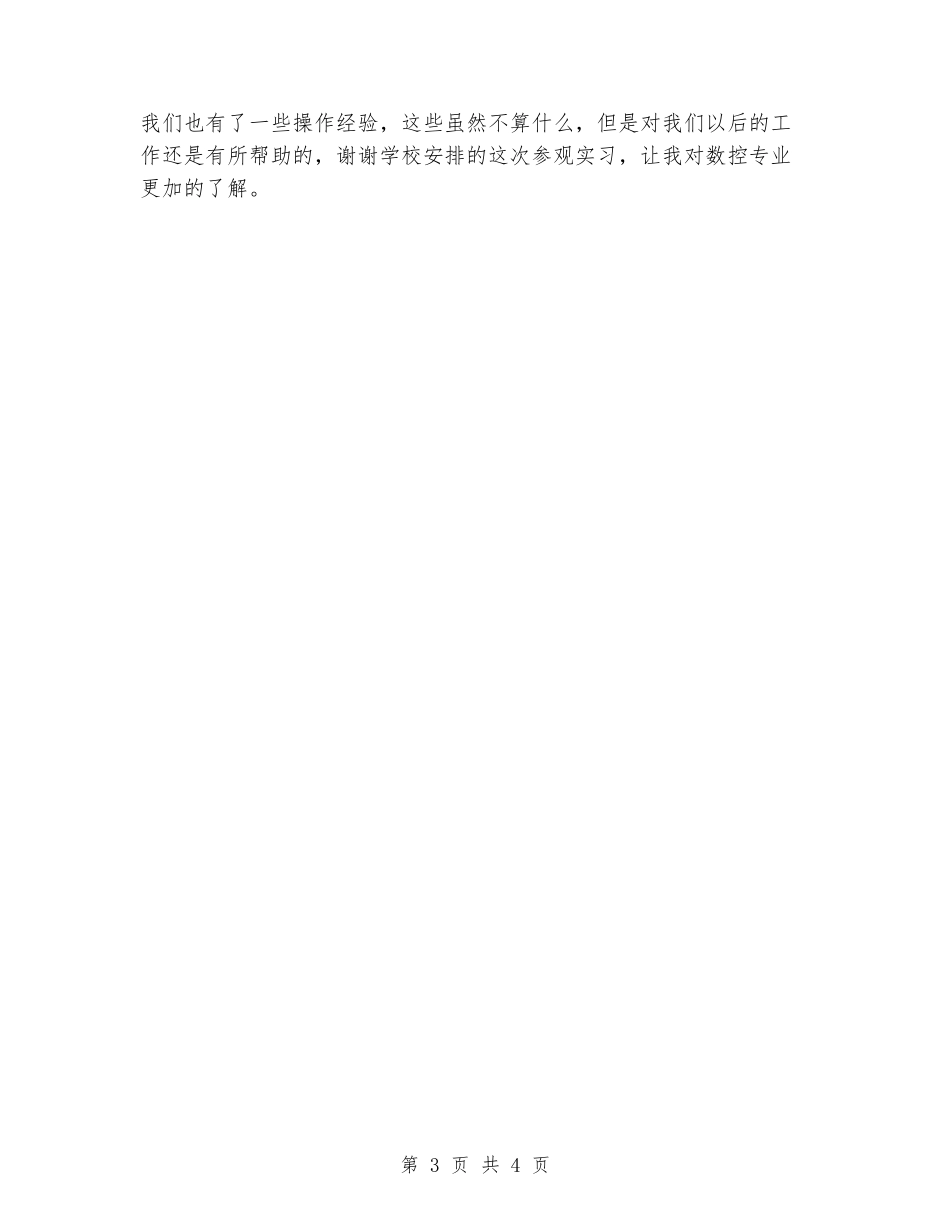 2024年3月技工专业大学生实习报告_第3页