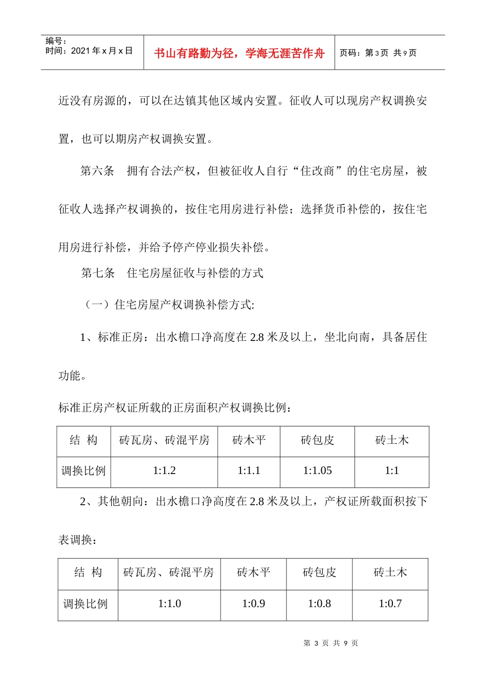 房屋征收与补偿安置暂行办法_第3页