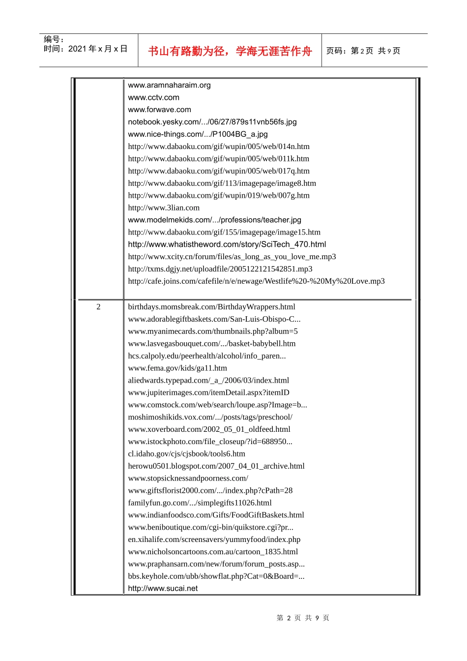 新编实用英语电子教案1(第二版)歌曲和图片出处网站名称_第2页