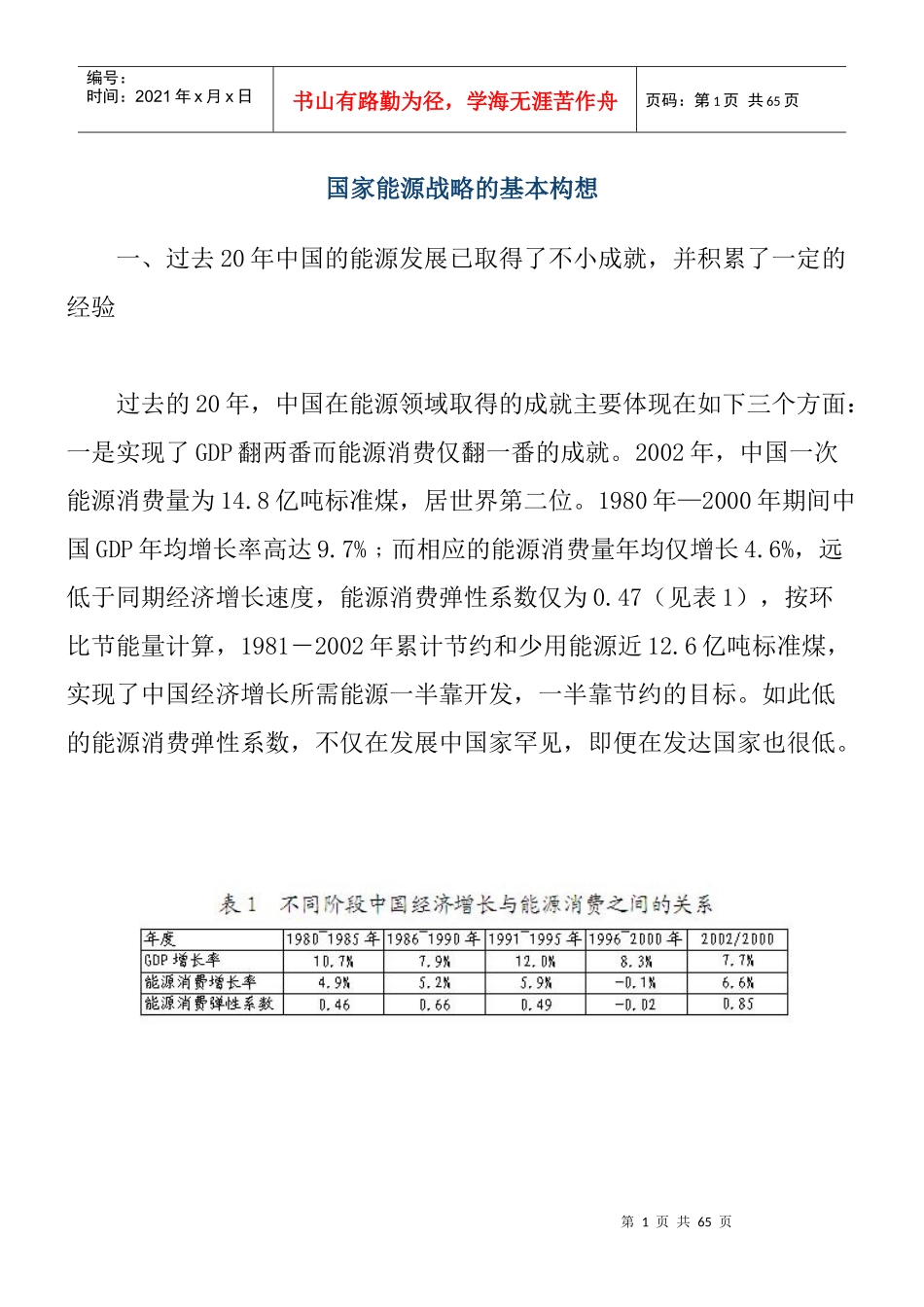 国家能源战略的基本思想_第1页