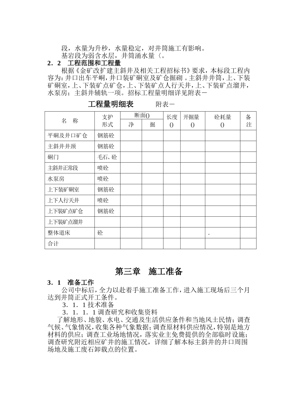 斜井施工组织设计(DOC46页)_第2页