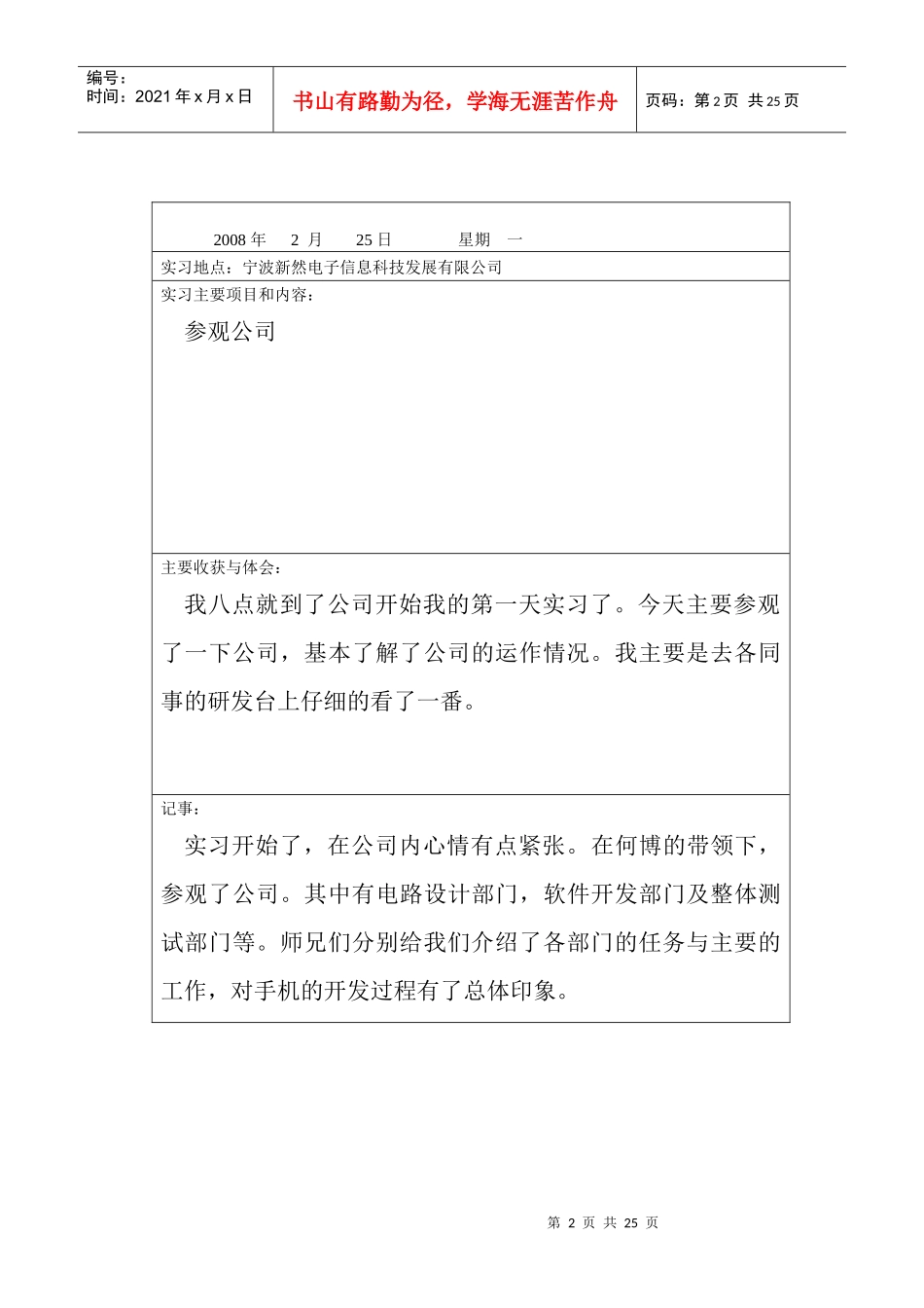 新然电子信息公司实习日记_第2页