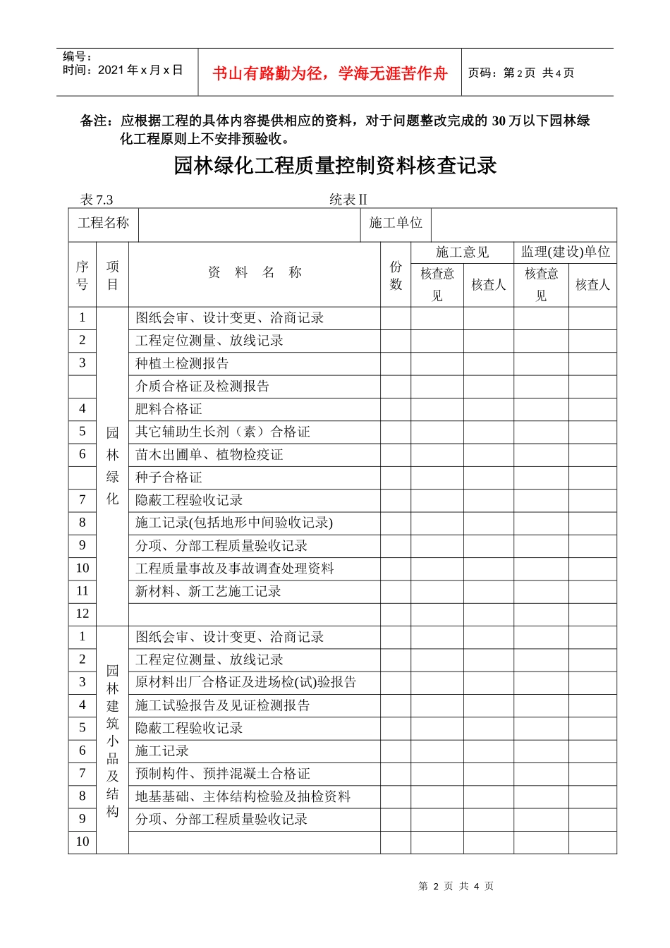 园林绿化工程预验收条件_第2页