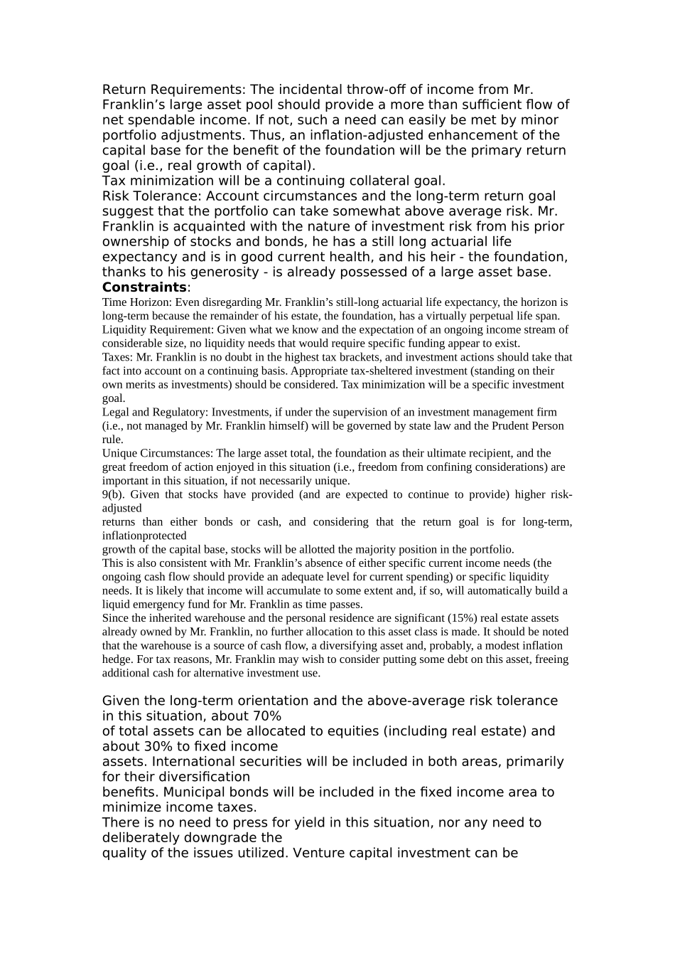 证券投资组合课后题与答案(英文版)_第2页