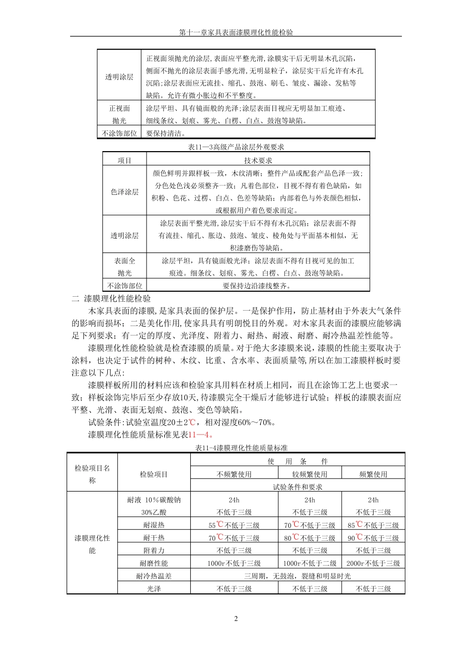 家具表面漆膜理化性能试验_第2页