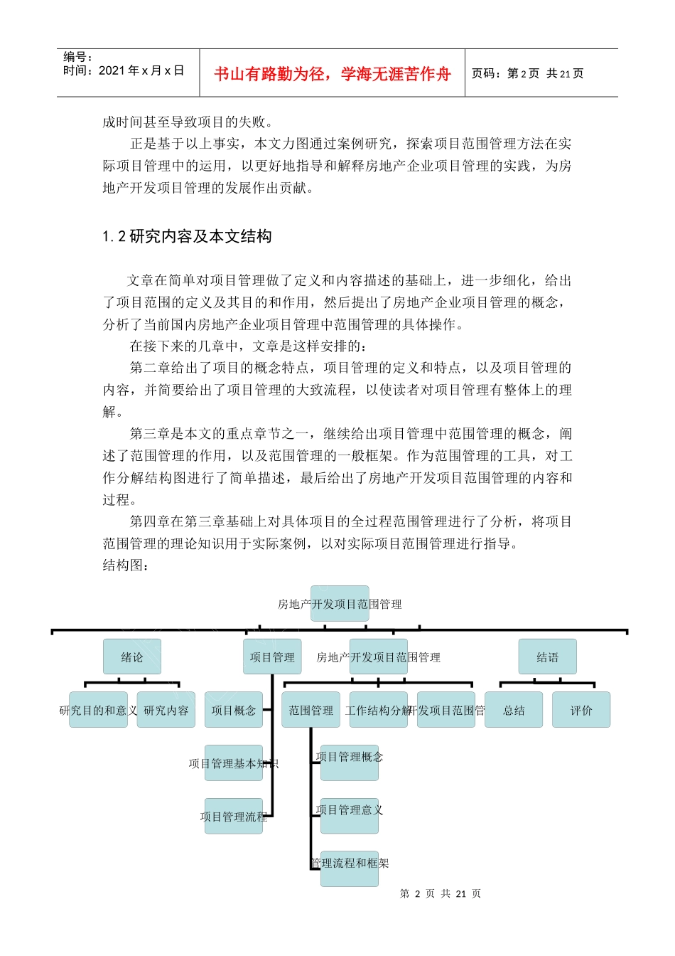 房地产开发项目范围管理_第2页