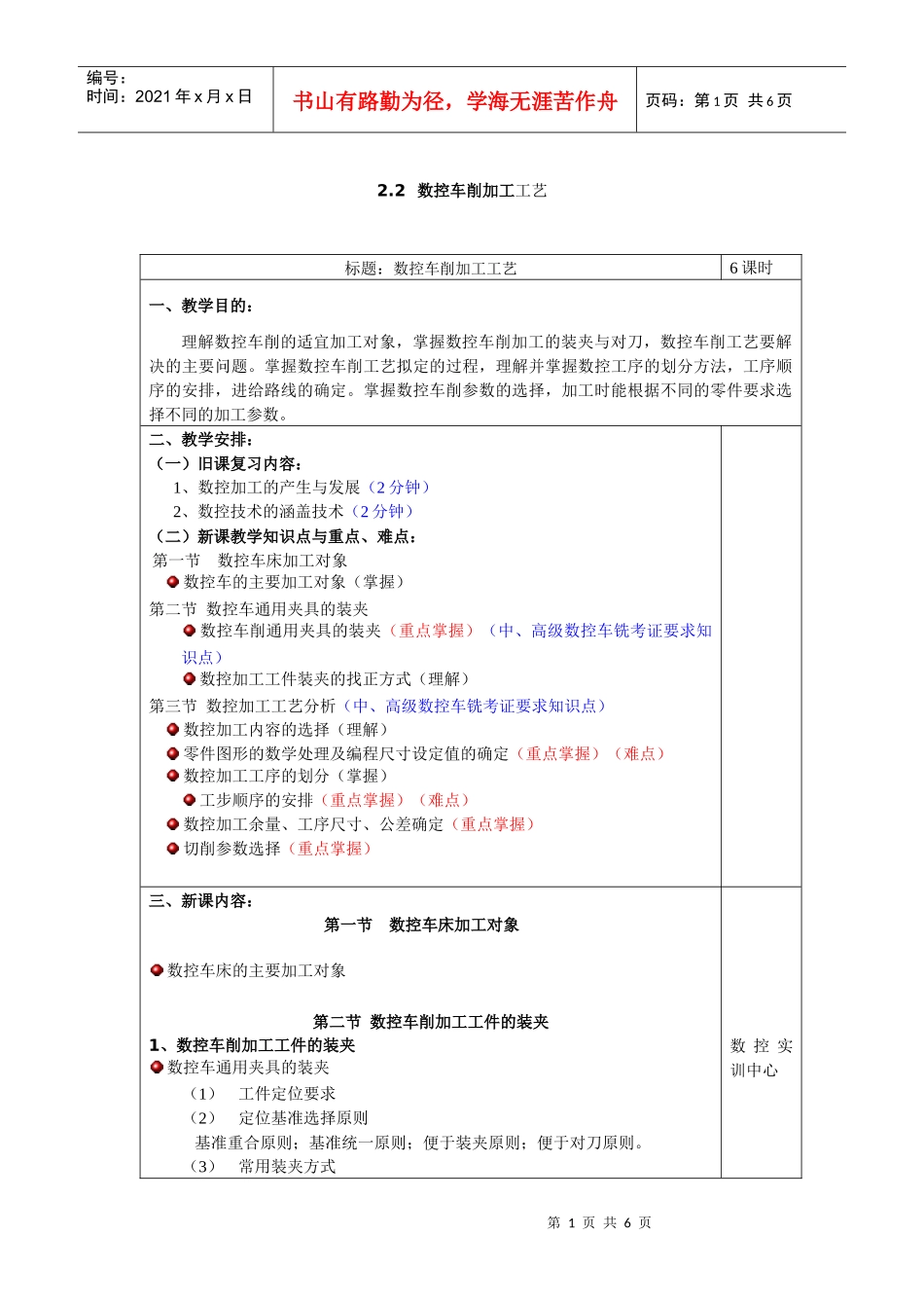 数控车削加工工艺_第1页