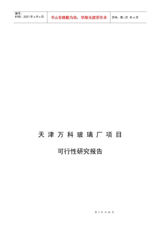 天津某地产水晶城可行性研究报告(ppt46页)