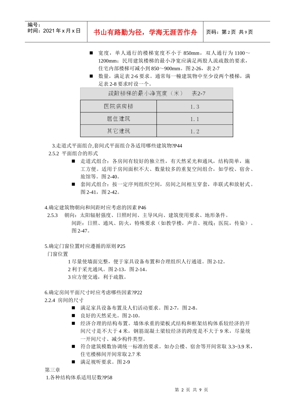 房屋建筑学重点_第2页