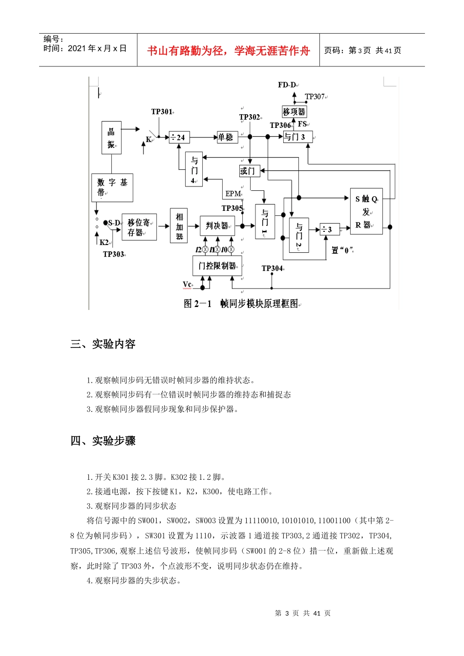哈工大通信原理实验报告_第3页