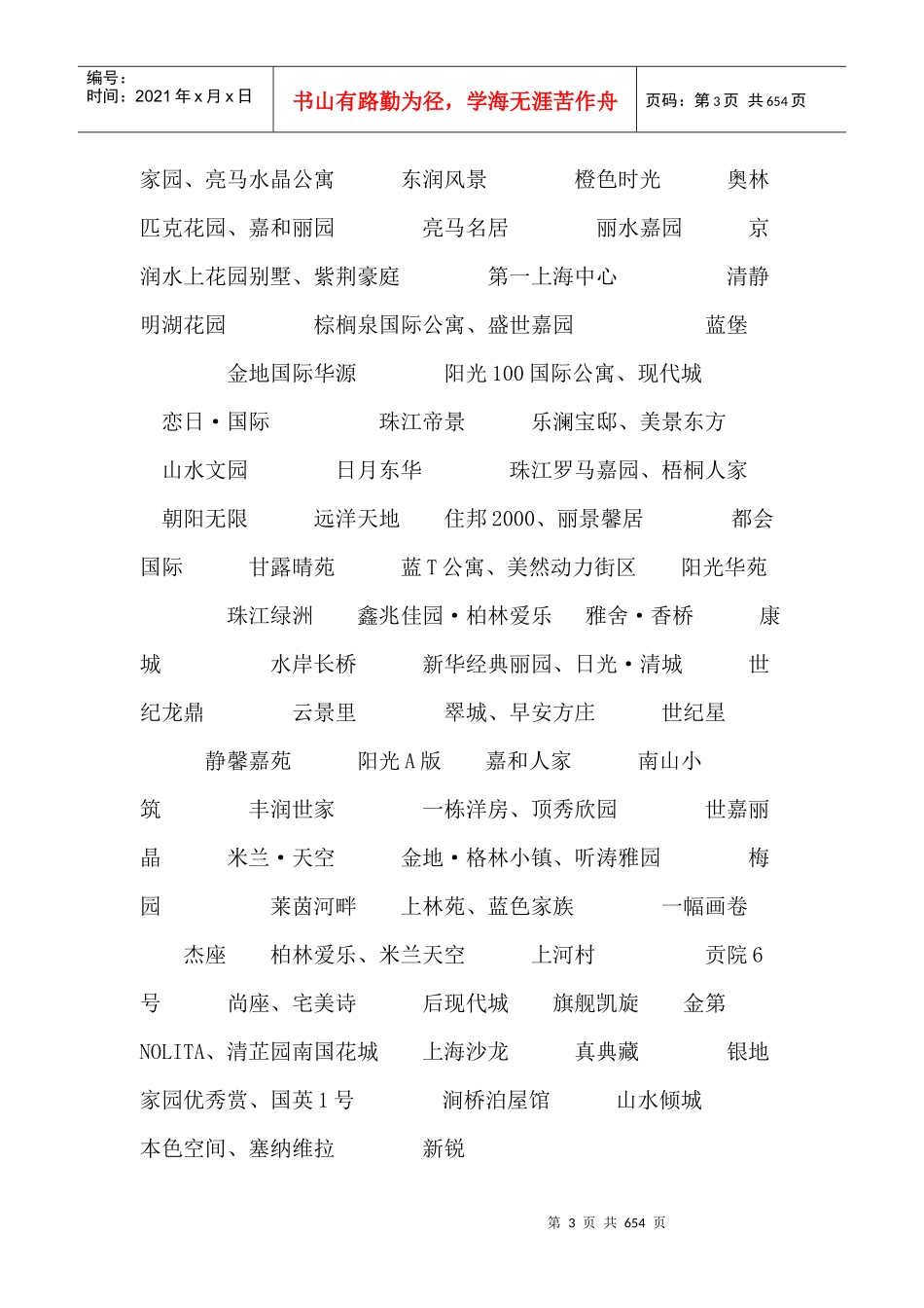 房地产案名、主题广告语、系列文案大全A（DOC 398页）_第3页