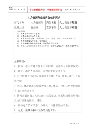 印刷厂各岗位职责超全版(DOC40页)