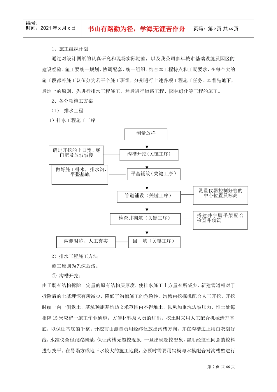 园林道路施工组织设计(DOC45页)_第2页