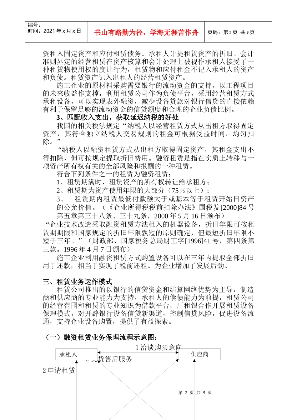 施工机械融资租赁方案介绍_第2页