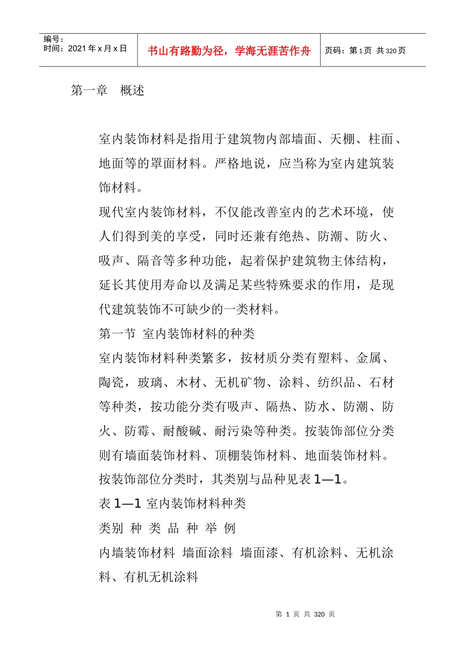 室内装饰材料的基本特征_第1页