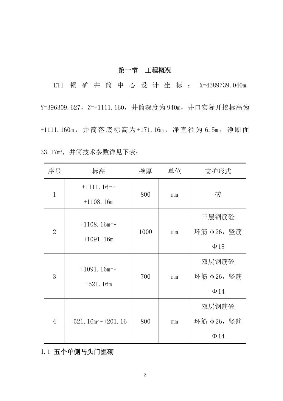 土耳其ETI铜矿立井井筒掘进作业规程_第2页