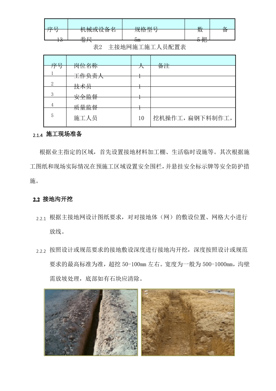 变电站主接地网施工工艺流程与操作要点_第3页
