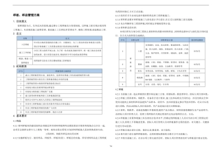 样板样品管理方案标段