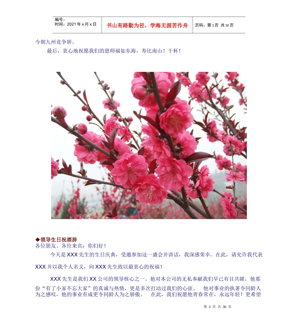 实用祝酒词大全_第3页