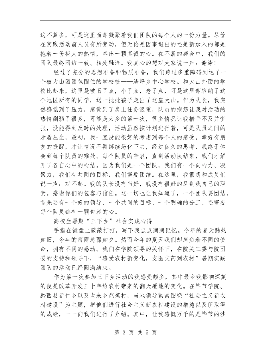 暑期三下乡个人总结_第3页