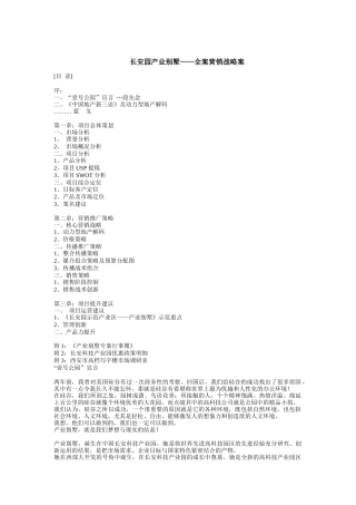 房地产全案（DOC 30页）