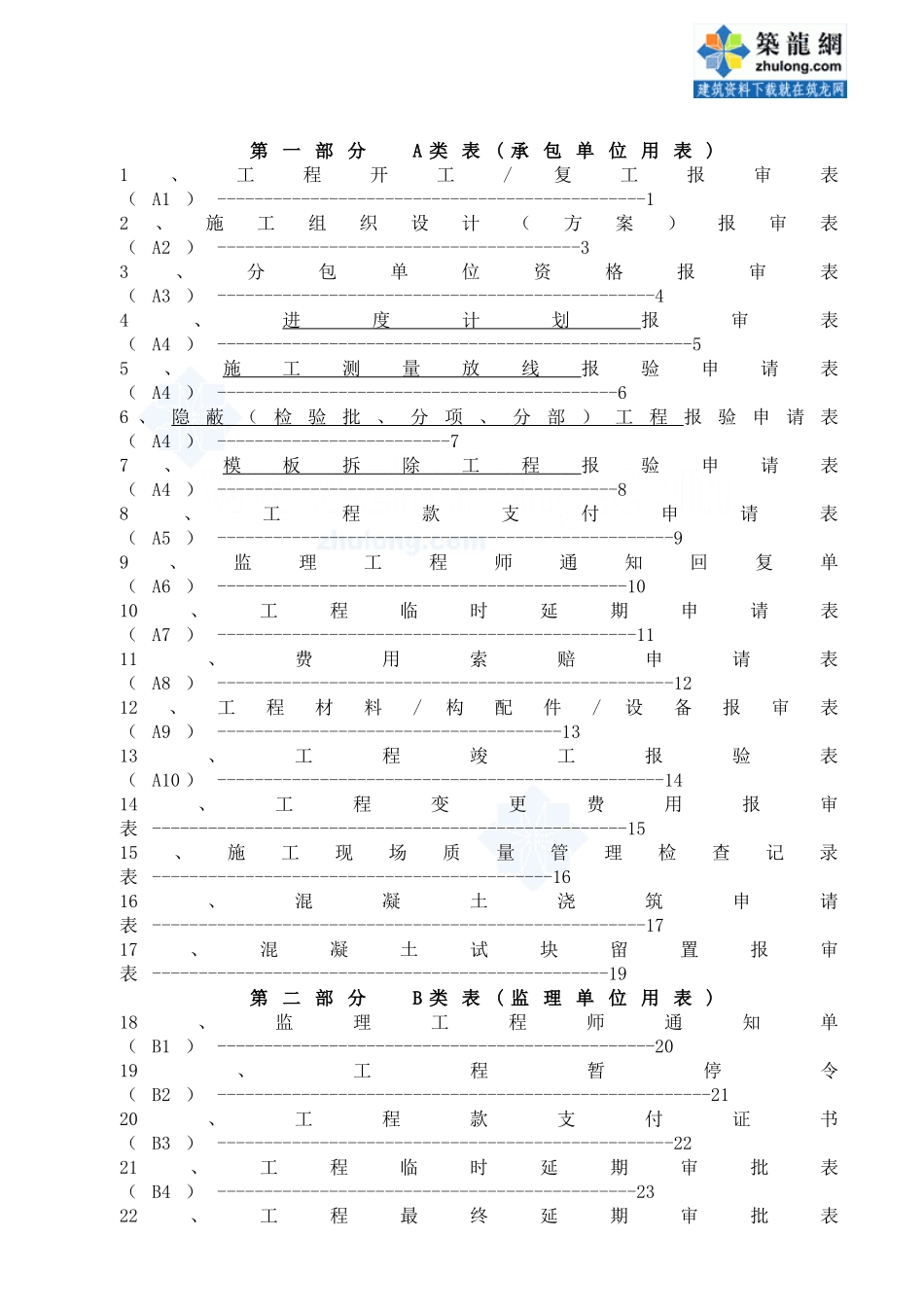 工程监理内业资料全套范例_secret(DOC67页)_第2页