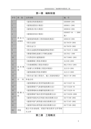 外装工程施工组织设计方案