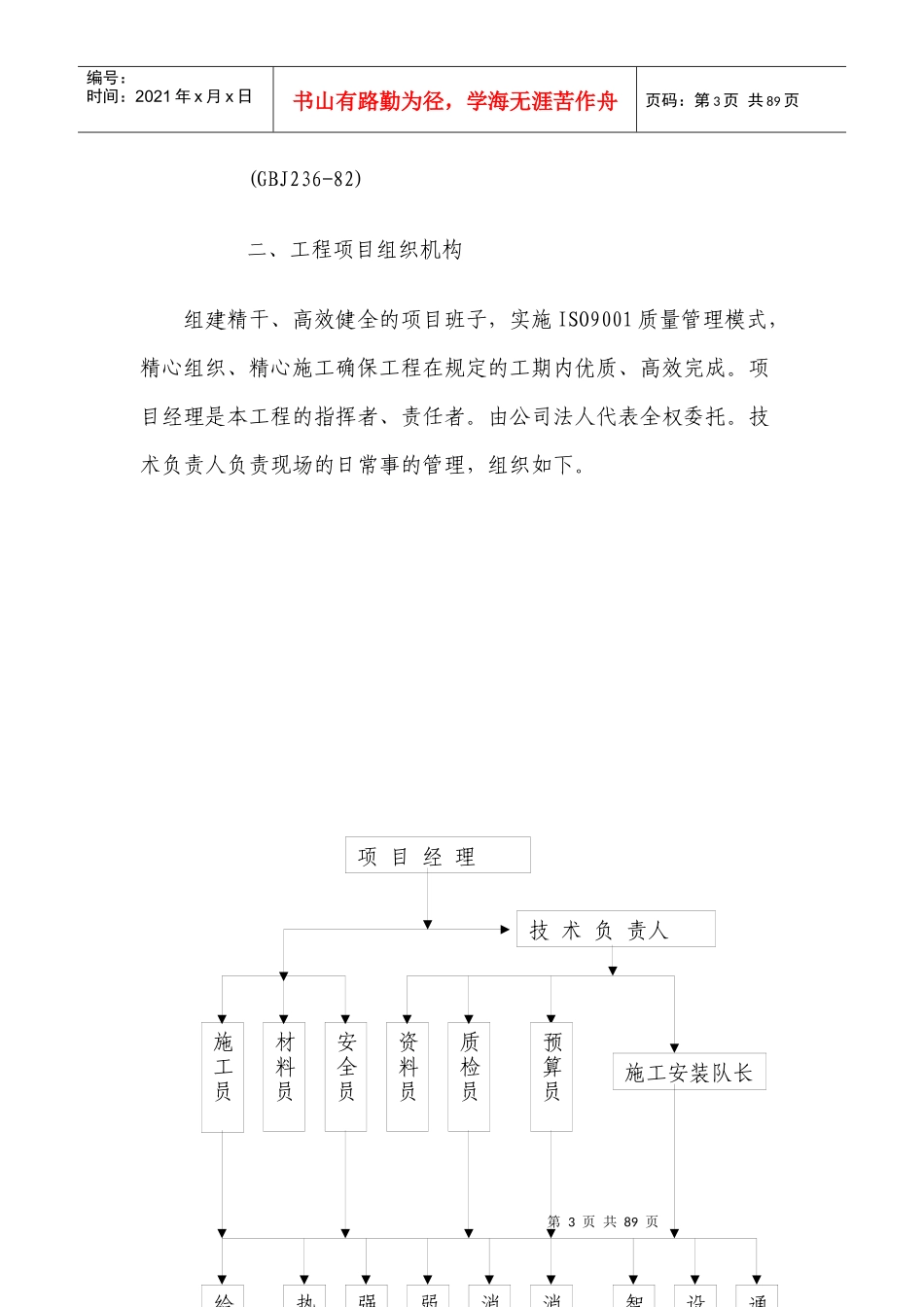 医院安装工程施组（含通风空调给排水）_第3页