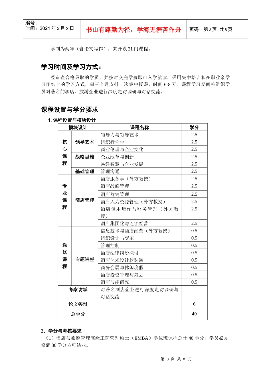 国际酒店与旅游管理高级工商管理硕士(emba)学位班_第3页