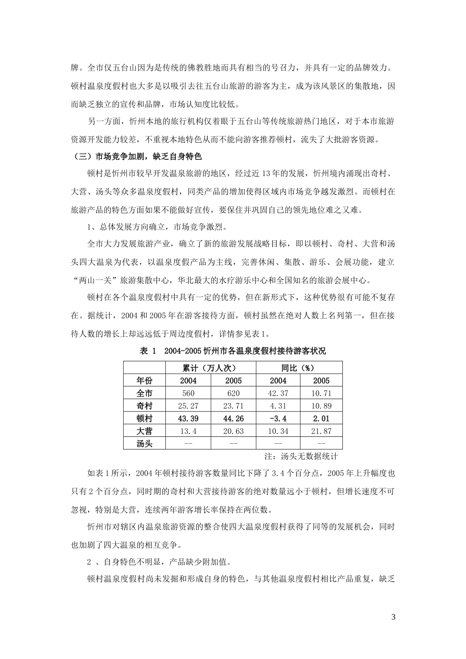 忻州市顿村温泉度假村旅游发展规划_第3页