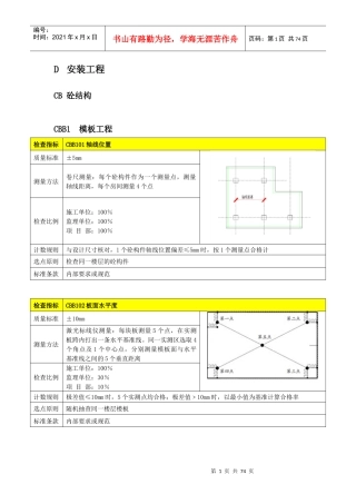 土建工程质量实测