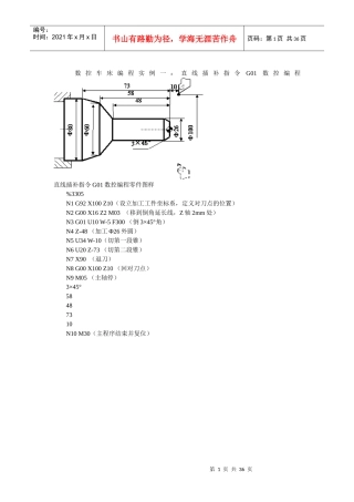 数控机床车削加工23例