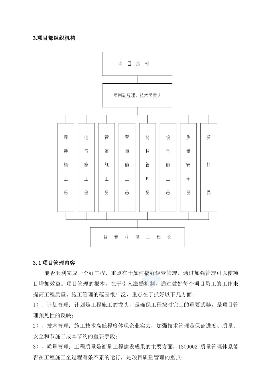 安徽省某燃气城市管网工程施工组织设计_第3页