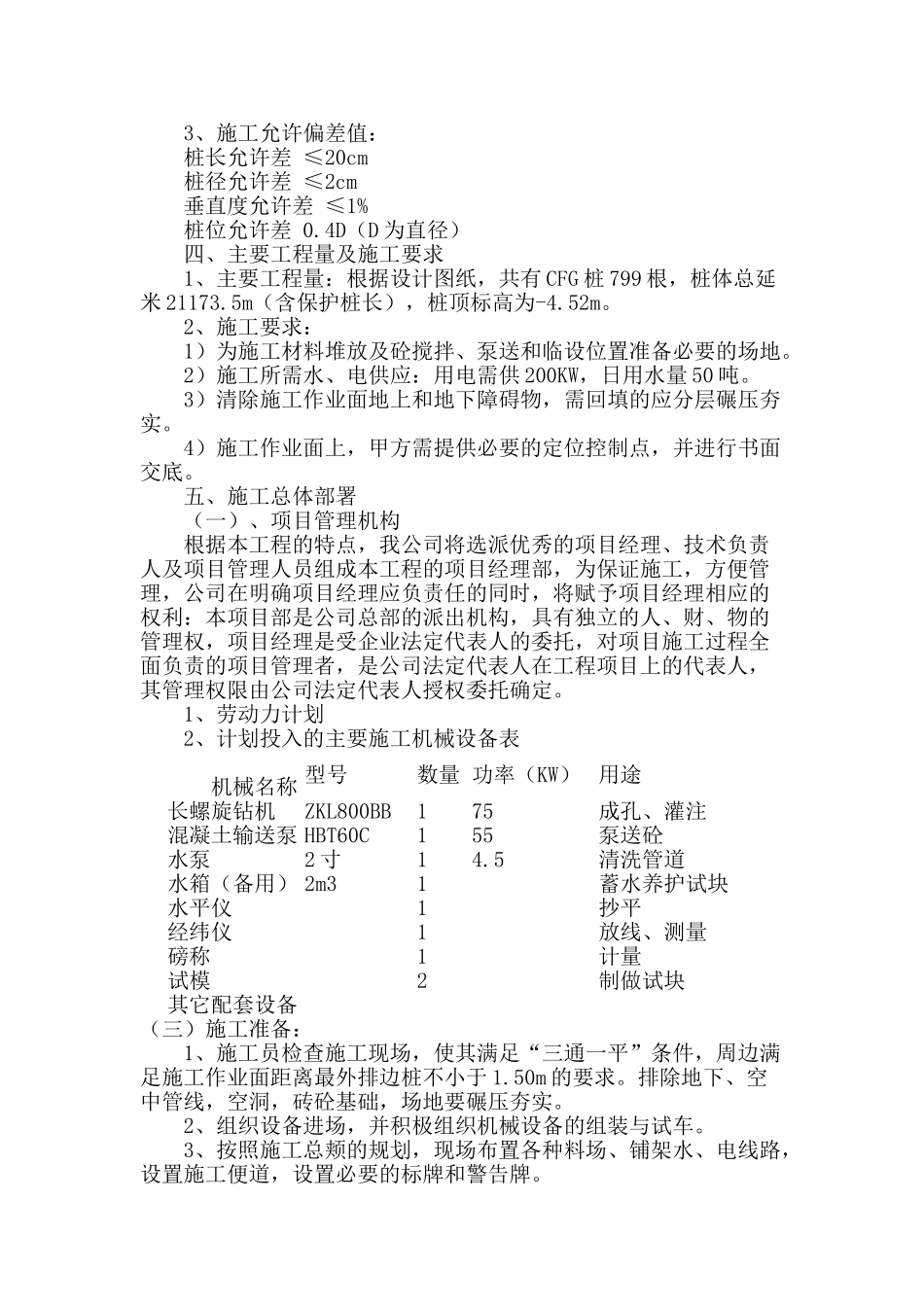 长螺旋压灌桩CFG施工组织设计_第2页