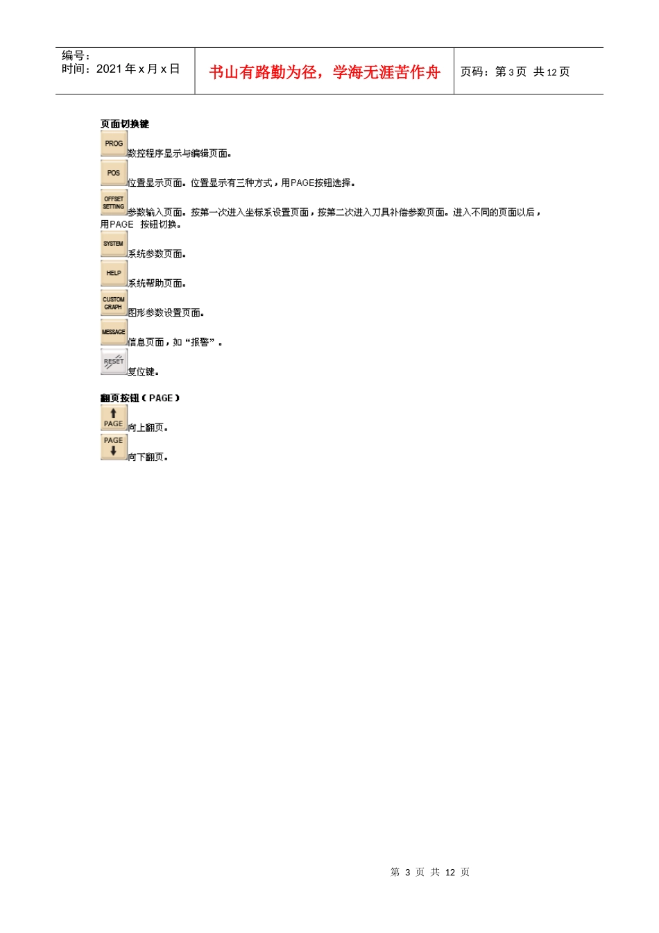 数控FANUC 0iM系统操作介绍_第3页